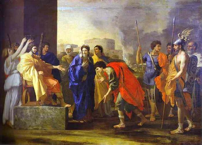 Nicolas Poussin The Continence of Scipio, china oil painting image
